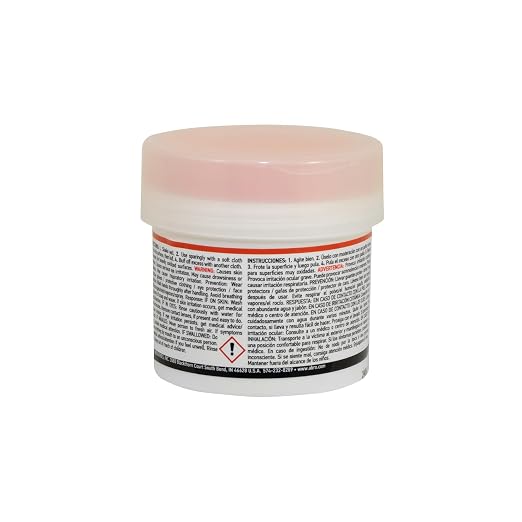 ABRO Metal Polish Paste 5 oz. w/Sponge, Long Lasting Metal Polish, Use On Auto - Image 4