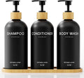 Shampoo and Conditioner Dispenser Set, Shower Soap Dispenser by Aeakey