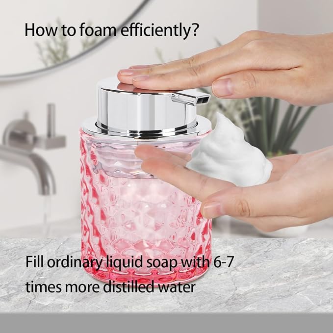 10 Oz Glass Hand Soap Dispenser - Image 5