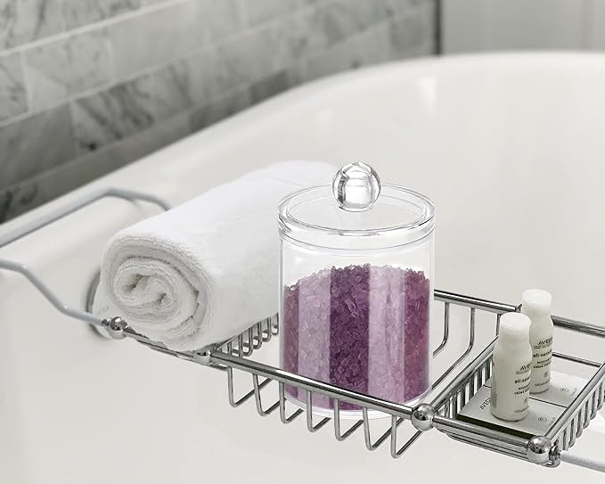2 Pack Qtip Holder Storage Canister - Image 5