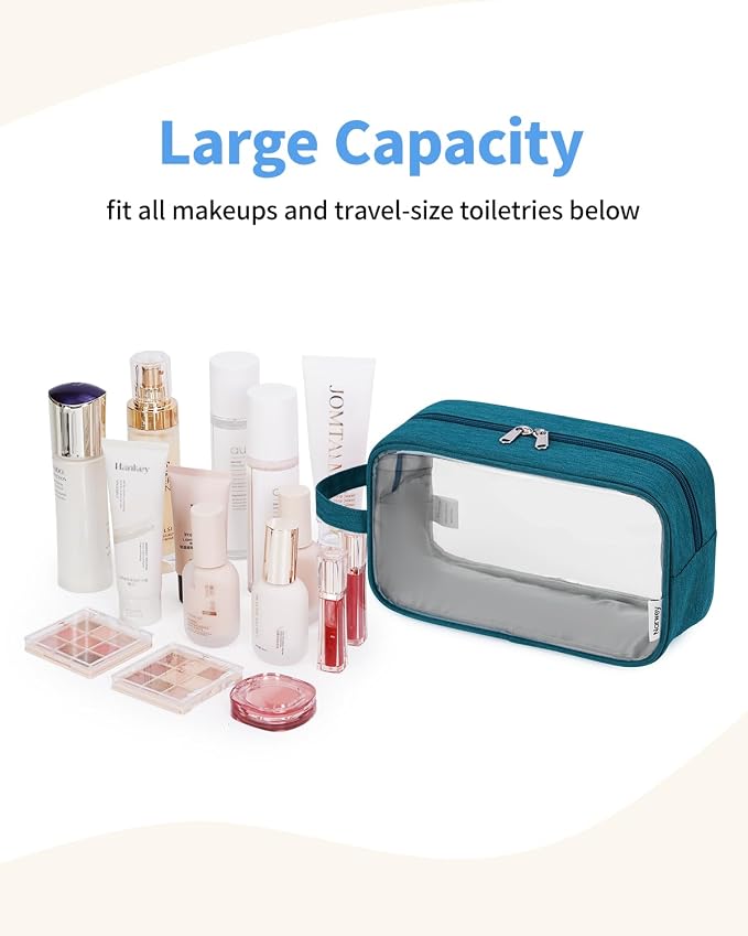 Narwey Travel Toiletry Bag for Women Traveling Dopp Kit Men Travel Bag for - Image 3