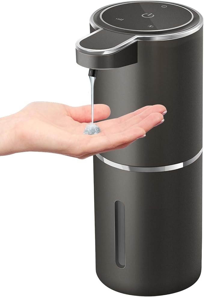 Automatic Liquid Soap Dispenser, 4-Level Adjustable, Wall Mount, USB by Gotofine