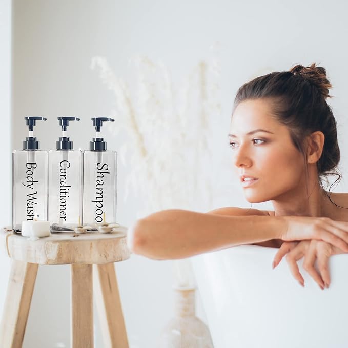 Shampoo and Conditioner Dispenser- Refillable & EmptyShampoo and Conditioner - Image 8