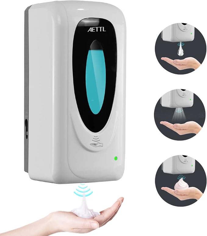 Touchless Automatic Foaming Hand Soap Dispenser Wall Mount, Motion Sensor Foam - Image 8