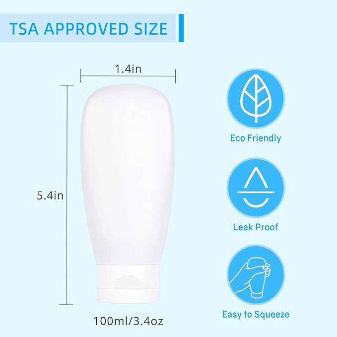 TSA Approved Travel Bottles Set - Image 3
