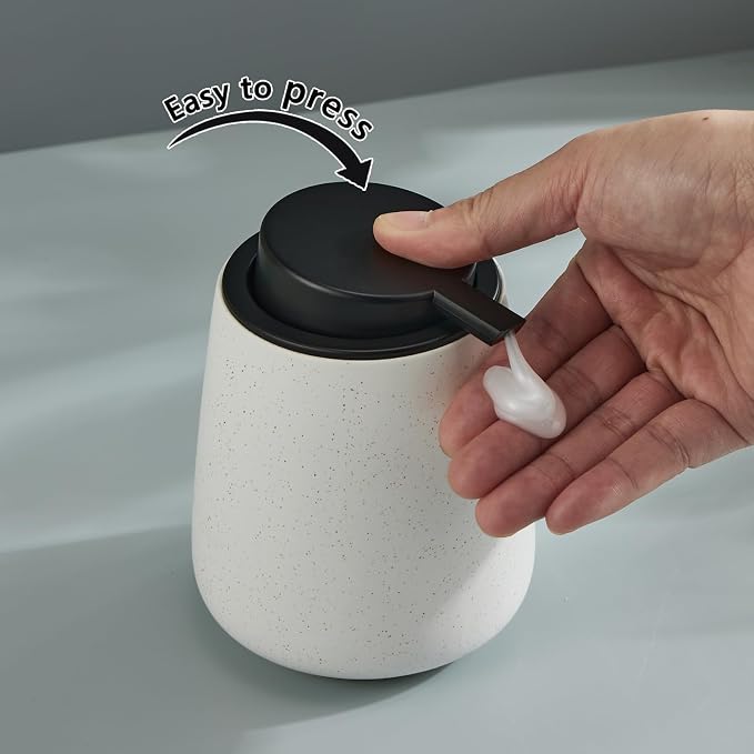 12Oz Ceramic Liquid Soap Dispenser - Image 6