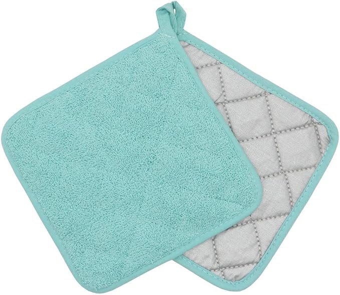 Cotton Pot Holders Cotton Made Machine Washable Heat Resistant Everyday Kitchen - Image 4