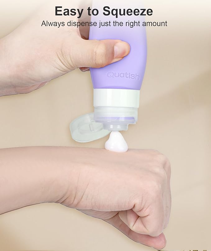 20 Pack Travel Bottles for Toiletries, Original Patented, TSA Approved Travel - Image 4