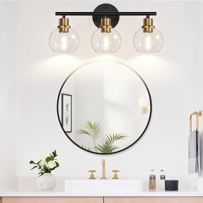 3-Light Bathroom Light Fixtures, Vanity Lights - Image 9