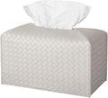 Tissue Box Cover PU Leather Tissue Holder Square Facial Tissue Case Facial by zoocatia