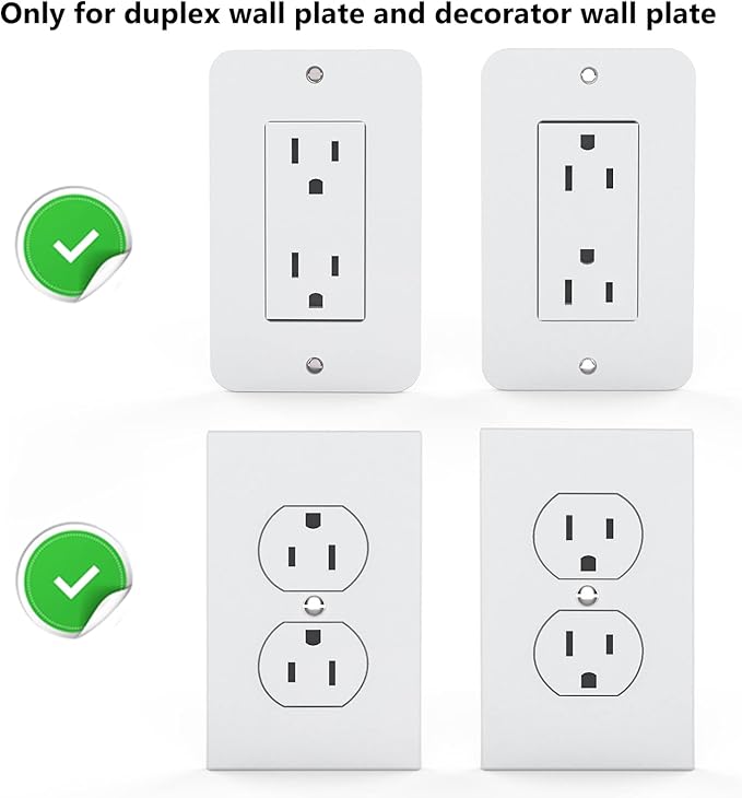 WALI Outlet Shelf Wall Holder, Bathroom Shelf up to 10lbs Standard Vertical - Image 4