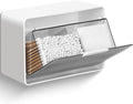 Qtip Holder, Wall Mount Qtip Holder Organizer by KIMERSE