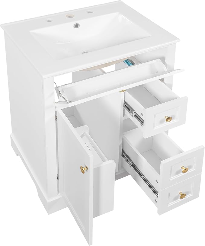 Harper & Bright Designs 24" Bathroom Vanity - Image 9
