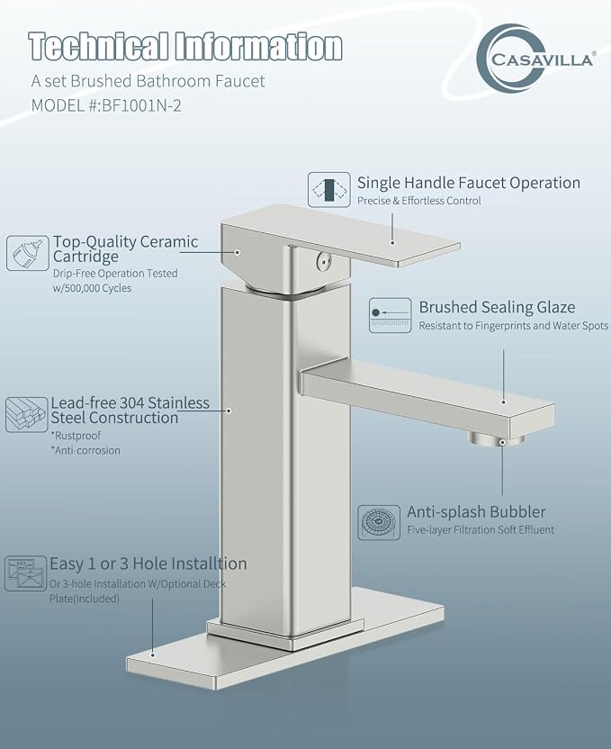 Bathroom Faucets, Bathroom Sink Faucet - Image 7