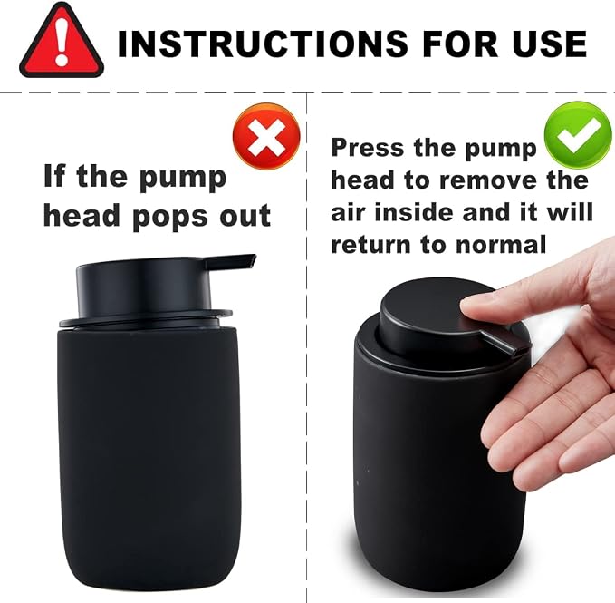 Black Foaming Hand Soap Dispenser - Image 5
