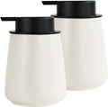 12Oz Beige Soap Dispenser Set by Eyrozia