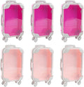 6 Pcs Mini Suitcase Favor Box Plastic Luggage Storage Empty Candy False by ASUNFO