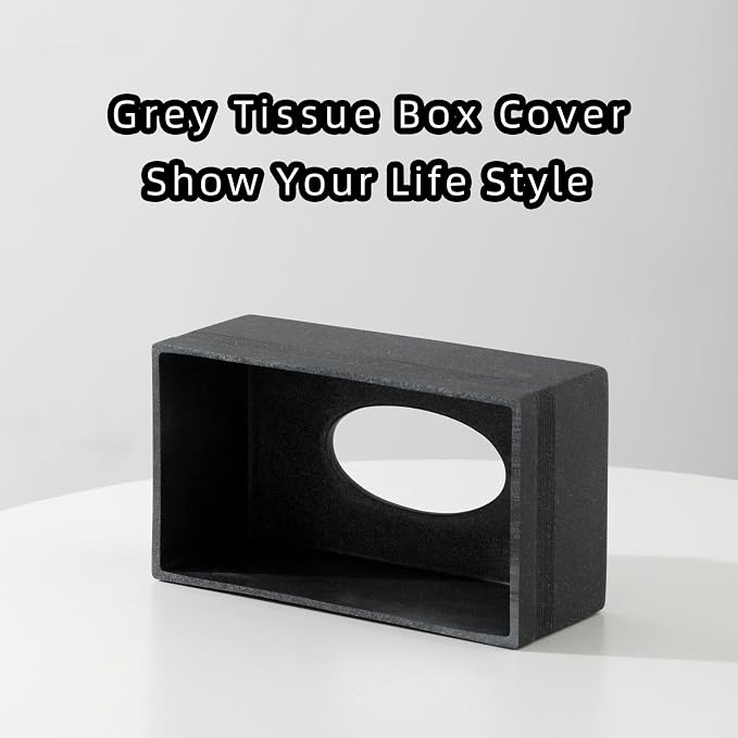 Tissue Box Cover Rectangle, Resin Facial Tissues Holder Covers - Image 5
