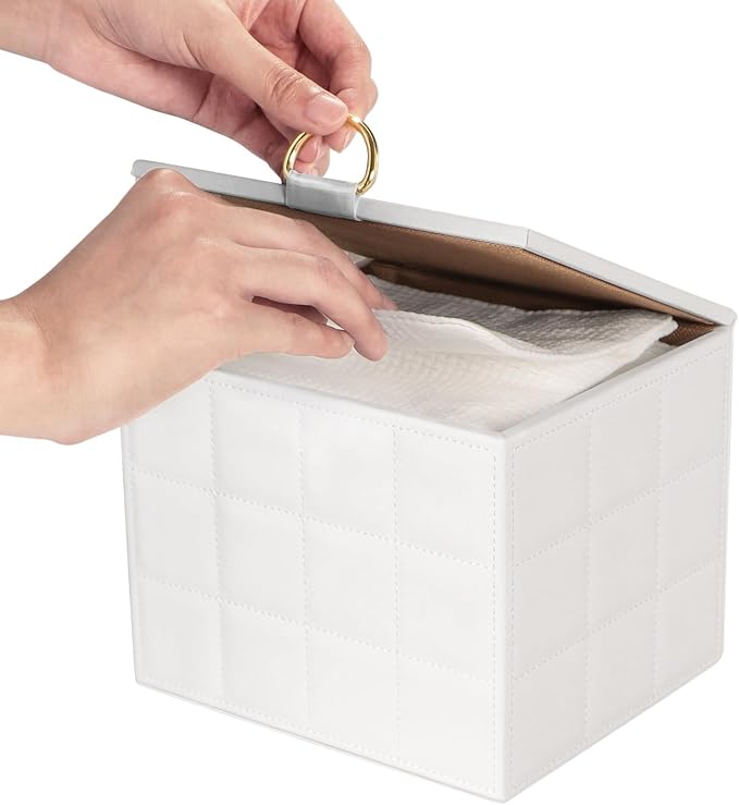 Disposable Face Towel Holder Box, Reusable Organizer by Umzing