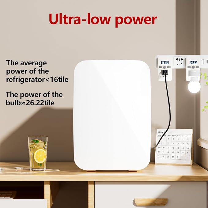 10L Portable Mini Fridge, AC/DC Thermoelectric Cooler and Warmer, Compact - Image 6