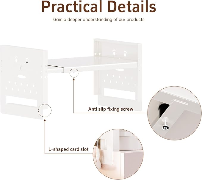 Adjustable Top Storage Shelf for Refrigerator or Washer, Dryer Countertop - Image 6