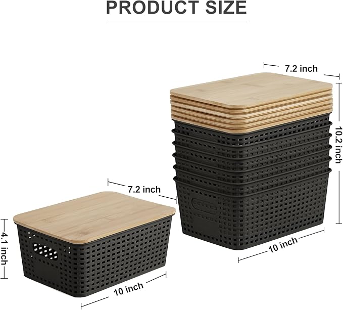 Small Plastic Storage Bins - Image 2