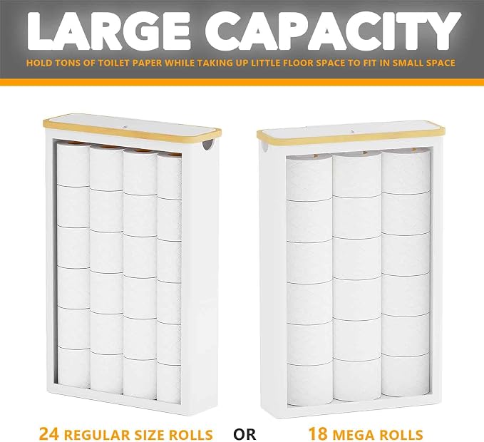 SpaceAid Extra Large Toilet Paper Storage - Image 2