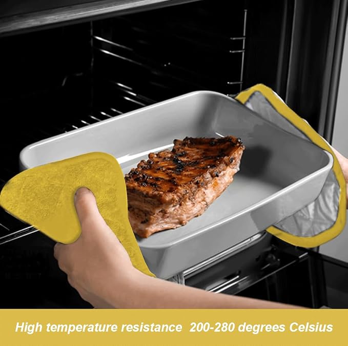 meioro 4-Pack Pot Holders for Kitchen High Heat Resistant Potholder, 100% - Image 2