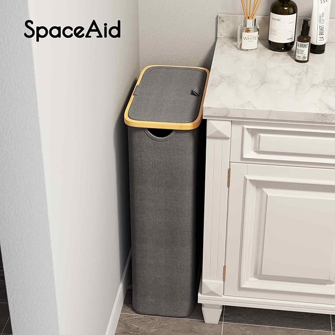 SpaceAid Slim Laundry Hamper - Image 6