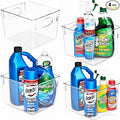 4-Pack Clear Plastic Storage Bins by Ytteve