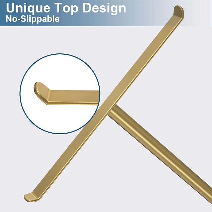 Gold Hand Towel Stand, T-Shape Hand Towel Holder - Image 4