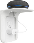 WALI Outlet Shelf Wall Holder, Bathroom Shelf up to 10lbs Standard Vertical by WALI