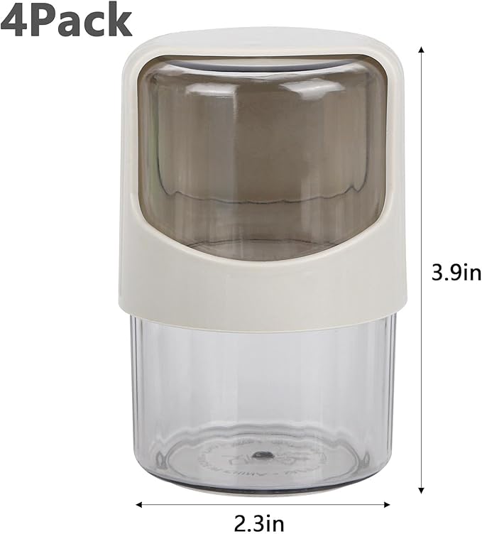 Tbestmax 4 Pack Rotating Qtip Holder Dispenser - Image 2