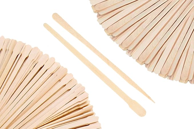 Mibly 1000 Pcs Wooden Wax Sticks by MIBLY