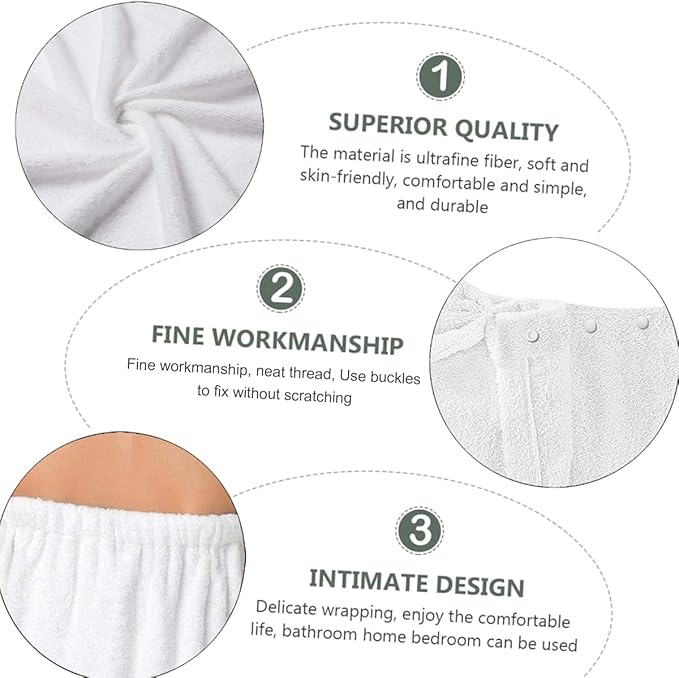 Women’s Strawberry & Bow Bath Wrap Set - Image 5