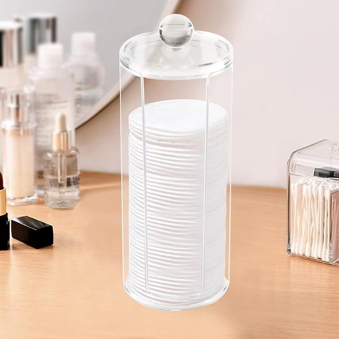 Acrylic Cotton Rounds Holder - Image 2