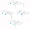 iPEGTOP Freezer Cabinet Storage Shelf Set of 4, 8 Pieces Expandable Metal by iPEGTOP