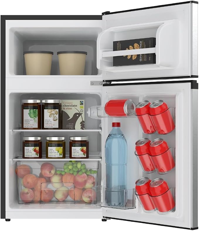 Frigidaire 3.2 Cu Ft Double Door Top Freezer Refrigerator - Image 4