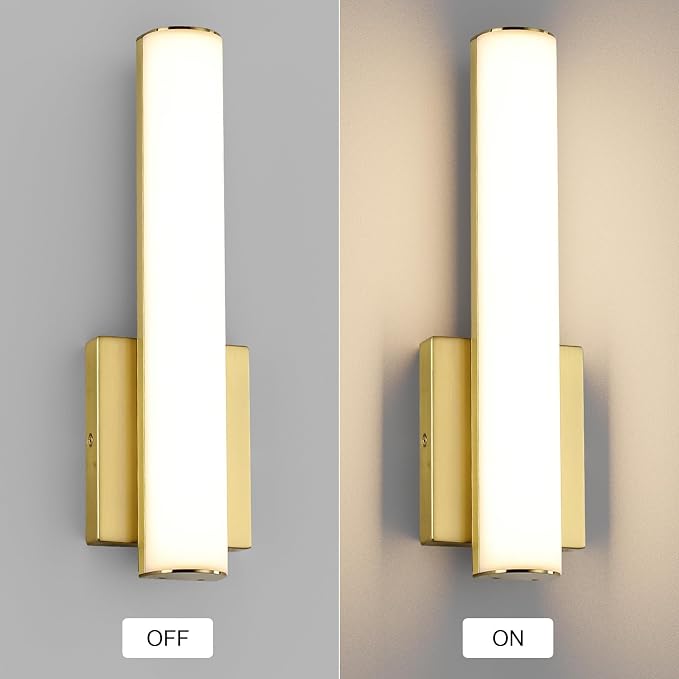 15.7 Inches Modern Bathroom Led Wall Sconces, 18W 3000K Hardwired Wall Light - Image 7