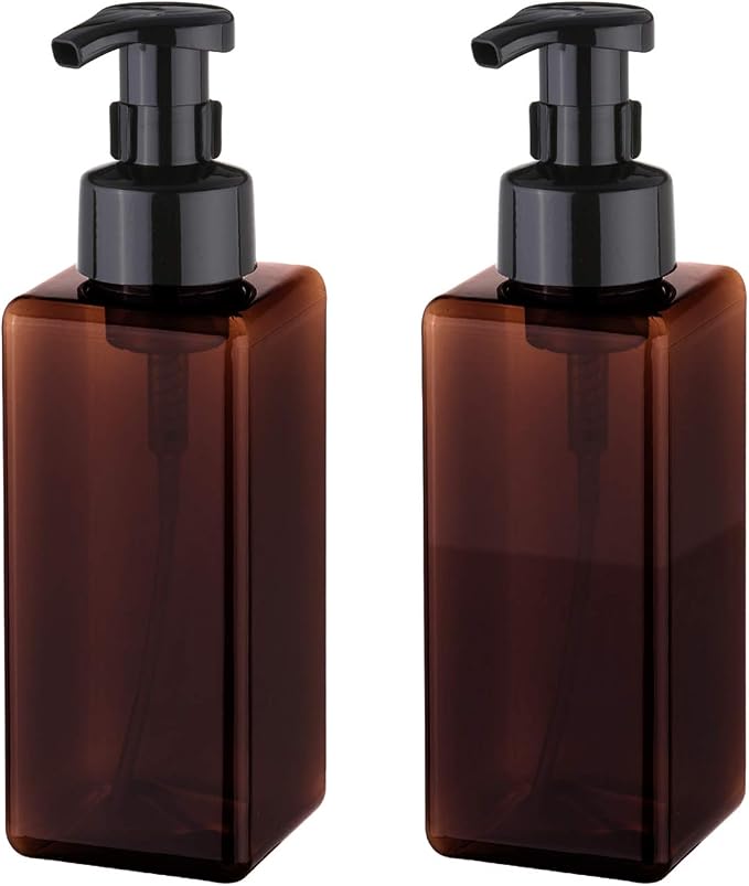 UUJOLY Foaming Soap Dispenser 650ml Refillable Plastic Pump Bottle by UUJOLY