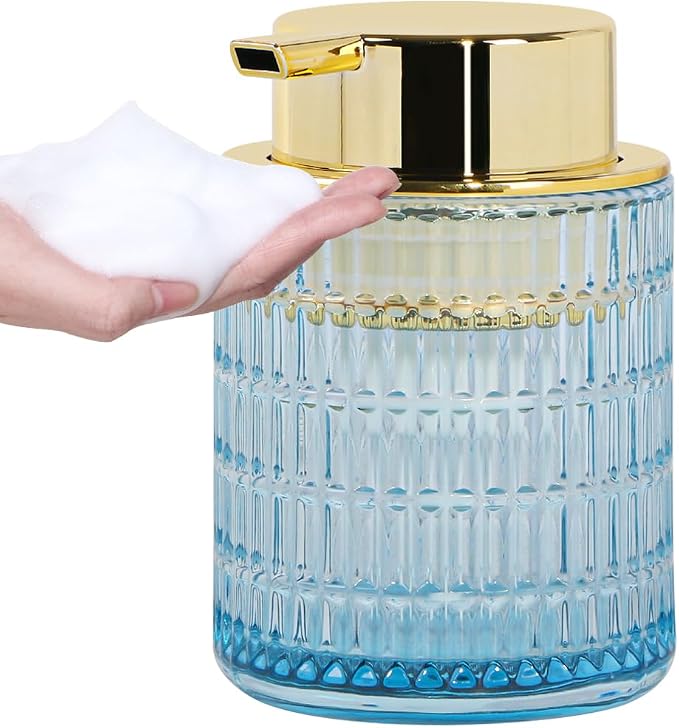 Foaming Soap Dispenser, 10 Oz Refillable Foaming Pump Bottle by Tonxus