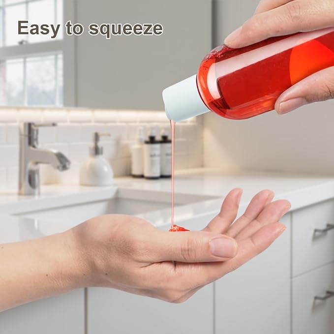 2 Pack 8 oz Clear Plastic Bottles - Image 4