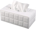 High-end Fashion Pu Leather Tissue Box Holder Cover Rectangular, Napkin Facial by RHCSZ