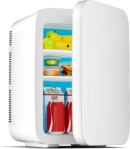 10L Portable Mini Fridge, AC/DC Thermoelectric Cooler and Warmer, Compact by JrostKault