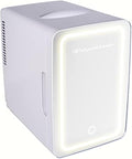 Frigidaire Mini Personal Fridge Cooler, LED Lighted Mirror, 6.5L Capacity by Frigidaire