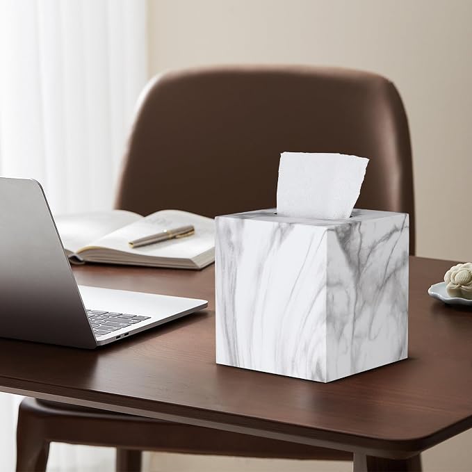 Metal Square Tissue Box lid, Modern Facial Tissue Holder - Image 5