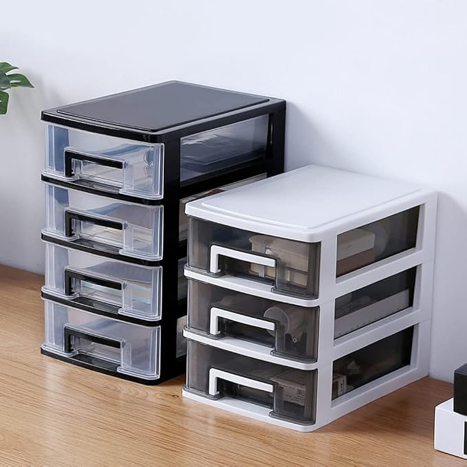 Beaupretty Sundries Holder 3 Layers Storage Box Desk Drawer Type Organizer Pp - Image 5