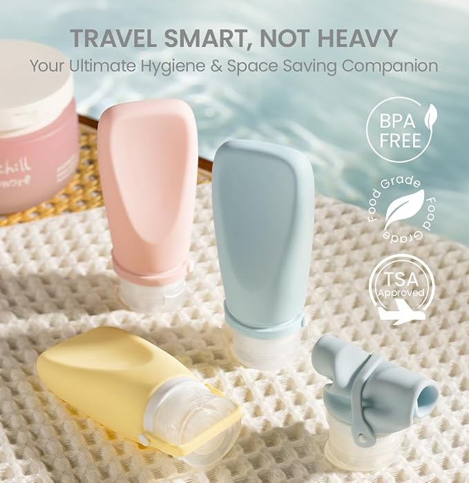 Travel Bottles for Toiletries, TSA Approved 2oz Container, High-Effeiciency - Image 2