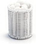 Rattan Jars, Rattan Desk Organizer, Bathroom Essentials Accessories Decor by Dealpoli