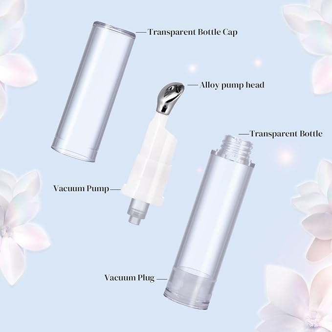 3Pcs 5/10/15ml Eye Gel Cream Container Flat Applicator Eye Cream Lip Gloss - Image 3